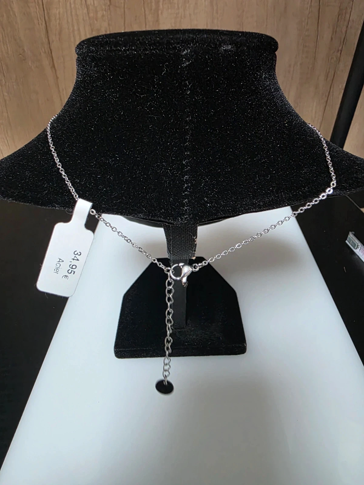 Silver-tone Steel Heart Necklace - Articles de Paris – photo 2